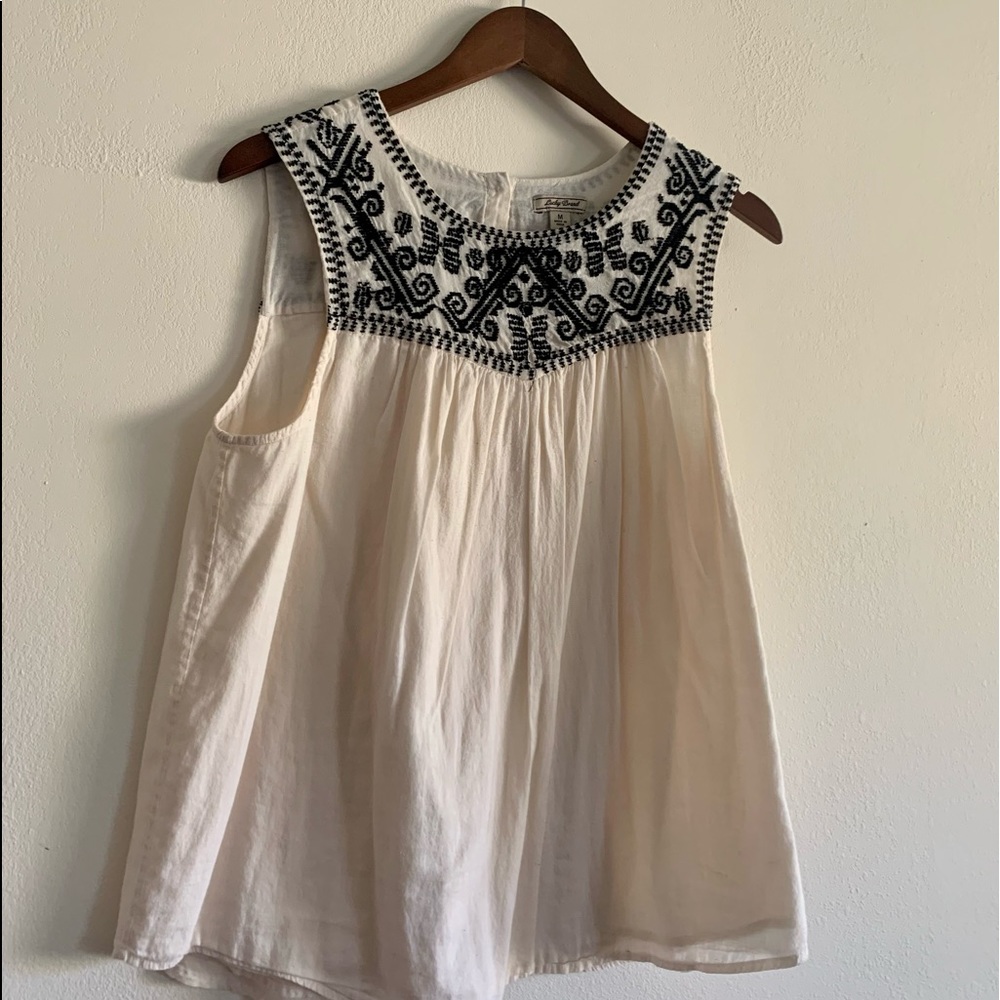 Lucky Brand embroidered shirt